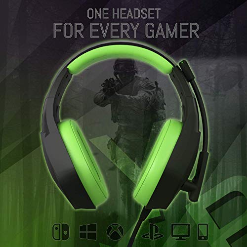 Gaming Headset für PC PS5, PlayStation PS4, Xbox Series X | S, Xbox ONE,Nintendo Switch, Laptop & Google Stadia Stereo-Sound with mit Geräuschunterdrückung Microphone-Hornet RXH-20 Sagano Auflage Bild 3