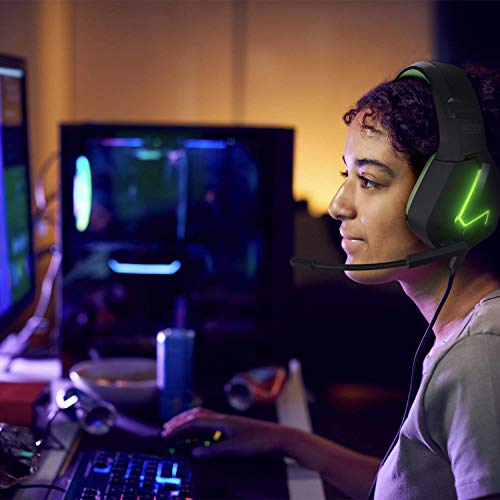 Gaming Headset für PC PS5, PlayStation PS4, Xbox Series X | S, Xbox ONE,Nintendo Switch, Laptop & Google Stadia Stereo-Sound with mit Geräuschunterdrückung Microphone-Hornet RXH-20 Sagano Auflage Bild 6