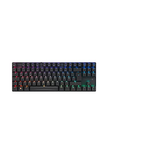 CHERRY MX 8.2 TKL Wireless, Kabellose Gaming-Tastatur ohne Nummernblock, Deutsches Layout (QWERTZ), mit Metallkoffer für Transport, MX RED Switches, Schwarz Bild 1