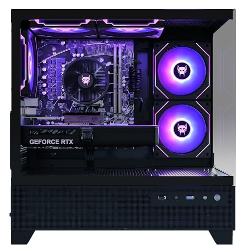 BEASTCOM Q5 | Gaming PC Set Bundle | AMD Ryzen 7 5700X 8X 4,60GHz 16 Threads, RTX 5070 12GB, 16GB RAM, 1TB NVMe SSD, Monitor LED 27" + RGB Tastatur + Maus + Mauspad, HDMI, WLAN, Win 11 Bild 2