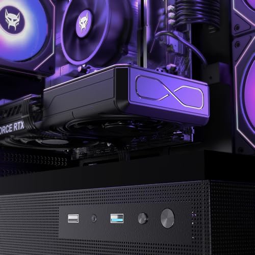 BEASTCOM Q5 | Gaming PC Set Bundle | AMD Ryzen 7 5700X 8X 4,60GHz 16 Threads, RTX 5070 12GB, 16GB RAM, 1TB NVMe SSD, Monitor LED 27" + RGB Tastatur + Maus + Mauspad, HDMI, WLAN, Win 11 Bild 5