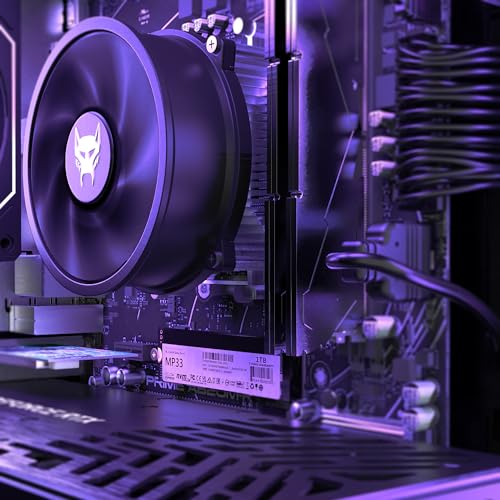 BEASTCOM Q5 | Gaming PC Set Bundle | AMD Ryzen 7 5700X 8X 4,60GHz 16 Threads, RTX 5070 12GB, 16GB RAM, 1TB NVMe SSD, Monitor LED 27" + RGB Tastatur + Maus + Mauspad, HDMI, WLAN, Win 11 Bild 6