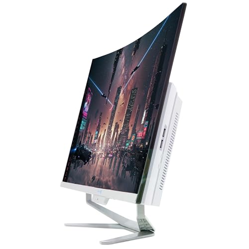 SIMPLETEK All-in-One AiO 27 Zoll FHD Curved Windows 10 Core i7 bis 3,6 GHz 8 GB RAM SSD 4 TB + kabellose Maus inklusive Webcam PC Gaming Curved Streaming Haus Arbeit Computer für Jungen Bild 3