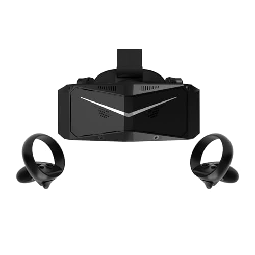 Pimax Crystal Light VR Headset Partial Payment Version-with Controllers, 8K QLED with Local-Dimming, Lightweight & Comfortable Compatible with Flight Simulators, MSFS, iRacing & PC Gaming-P3C10 57PPD Bild 1