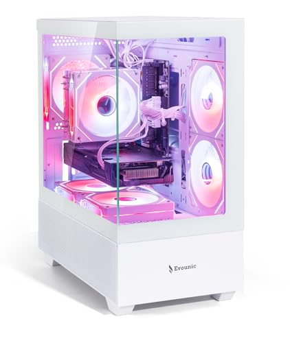 Liquid Cooling Gaming-PC, Xeon E5 bis zu 3,2 GHz, GeForce RTX 3060 Ti Grafik, 64 GB RAM, 512 GB NVMe SSD, 1 TB HDD, WIFI6, BT5.4, 650 W PSU, Win 11, RGB-Tastatur und Maus, Plug & Play Bild 1