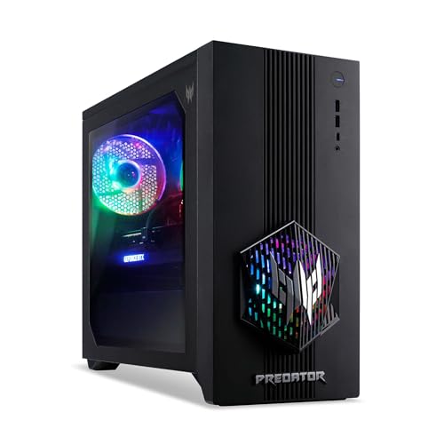 acer Tower | Predator Orion 3000 | Core Ultra 5 225F | RAM: 64GB | SSD: 500GB | NVIDIA RTX 5060 | Sichtfenster | RGB | Gaming Tastatur und Maus | Windows 11 Pro | Office 2024 Pro | Sicherungsstick Bild 1