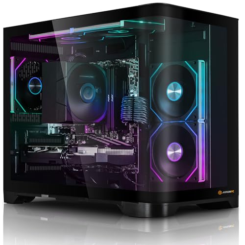 Aurum Komplett Set Gaming PC Intel Core i7-14700F • 27" Monitor • GeForce RTX5060 8GB • 32GB DDR4 • 1TB M.2 SSD • Windows 11 • Luftkühlung • Tastatur • Maus pc Gaming komplettpaket Bild 2